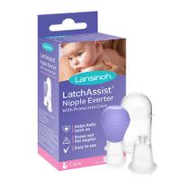 Corretor de Mamilos Latch Assist Lansinoh, duas flanges de plástico(19mm e 24mm), Produto livre de BPA e BPS.