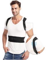 Corretor De Postura Coluna Lombar Reforçada Cinta Magnético GG