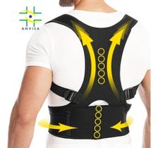 Corretor De Postura Coluna Lombar Reforçada Cinta Magnético M