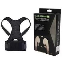 Corretor de postura cor preta com ímãs tamanho unissex SM