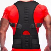 Corretor de postura magnético de suporte lombar