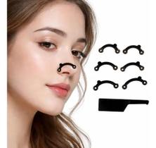Corretor Nasal Modelador De Perfil Afinador De Nariz Kit 3 Pares Estético Invisível Silicone Top