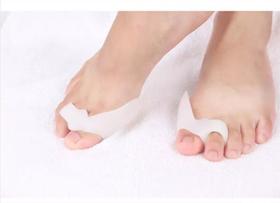 Corretor para Hálux Silicone Macio Proteção contra Atrito de Sapatos Aperto e Calosidades