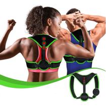 Corretor Postural 3 Imãs Magnético Colete Cinta Academia Corrige Postura FDA