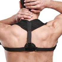 Corretor Postural Ajustável para Prevenir Dores nas Costas no Trabalho Masculino e Feminino Premium