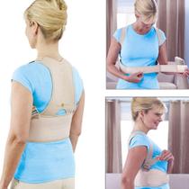 Corretor postural colete modelador unissex reforço cruzado profissional ajustável faixa abdominal