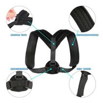 Corretor Postural Ergonômico Ajustável para Postura Ergonômica Masculino e Feminino Suporte Pro Corretor Postural Ergonômico Ajustável para Postura Ergonômica Masculino e Feminino Suporte Pro