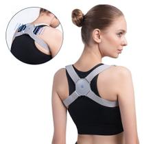 Corretor Postural Inteligente Vibratorio Sensor Ajustavel Coluna Postura Cinta Alinhamento Adulto Criança Costas Corretor Postural Inteligente Vibratorio Sensor Ajustavel Coluna Postura Cinta Alinhamento Adulto Criança Costas