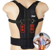 Corretor Postural Magnético Alinha Coluna - Cor Preto G