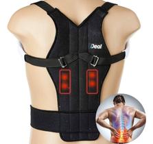 Corretor Postural Magnético Alinha Coluna - Cor Preto M