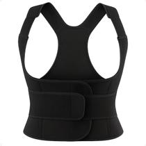 Corretor Postural Modelador Ajustável Colete Unissex Cervical Coluna Compressão Cinta Postura Ombro Corretor Postural Modelador Ajustável Colete Unissex Cervical Coluna Compressão Cinta Postura Ombro