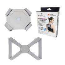Corretor Postural Vibratório Sensor Smart, Cinza, 14,5X4,5 Corretor Postural Vibratório Sensor Smart, Cinza, 14,5X4,5