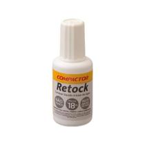 Corretor Retock Liquido Plus 18ml Compactor 2348000 Corretor Retock Liquido Plus 18ml Compactor 2348000
