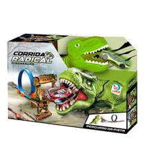 Corrida Radical - Dinossauro, Pinta de carrinho com Dino - Cardoso Toys