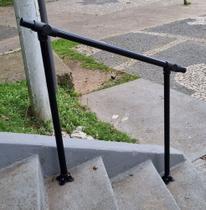 Corrimão Alumínio STD HASA - Preto - HASA CONECTORES