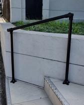 Corrimão escada Slim 1M/preto Corrimão escada Slim 1M/preto