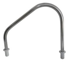 Corrimão Ilha Mini Barra de Apoio Piscina 61x70 cm Aço Inox Corrimão Ilha Mini Barra de Apoio Piscina 61x70 cm Aço Inox