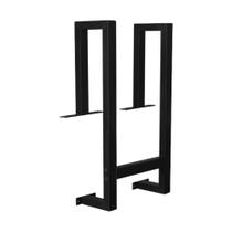 Corrimão Para Escada Marinheiro Alumínio 60x40cm Kazan Preto