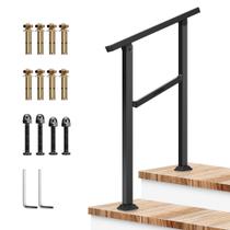 Corrimão VIVOSUN Outdoor 66x91 cm em ferro preto ajustável Corrimão VIVOSUN Outdoor 66x91 cm em ferro preto ajustável