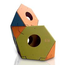 Corrucat Toca Modular De Papelão Para Gatos 03 Módulos Corrucat Toca Modular De Papelão Para Gatos 03 Módulos