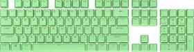 CORSAIR PBT Kit Mod de keycap pro keycap duplo - Keycaps PBT de shot duplo Verde-menta Linha inferior padrão superfície texturizada paredes de 1,5 mm de espessura amortecedores o-ring