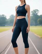 Corsário Suplex Feminino Poliamida Cintura Alta Zanca Modas