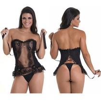 Corselet INESQUECÍVEL + Tanga - Fogo e Paixão
