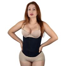 Corselet Modelador 12 Barbatanas Duplo Fecho Alta Compressão Corselet Modelador 12 Barbatanas Duplo Fecho Alta Compressão