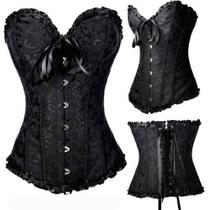 Corset Corpete Corselet Espatilho Redutor Modelador Cintura Floral Cores