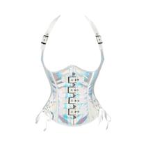 Corset De Couro Steampunk Gótico plus Size Para Mulheres, Top Sexy Bustier