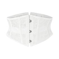 Corset De Renda Satin Com 14 Espirais De Aço Para Mulheres, Sexy, Para Treinamento De Cintura Corset De Renda Satin Com 14 Espirais De Aço Para Mulheres, Sexy, Para Treinamento De Cintura