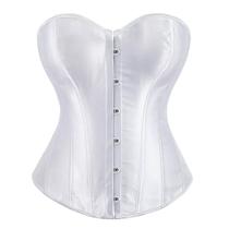 Corset Espartilho Corselet Corpete Brilhoso Cinta Modeladora