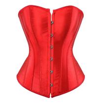 Corset Espartilho Corselet Corpete Brilhoso Cinta Modeladora