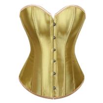 Corset Espartilho Corselet Corpete Brilhoso Cinta Modeladora