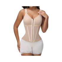 Corset Modelador De Cintura De Alta Compressão Para Mulheres, Colete De Compressão Dupla, Sutiã E