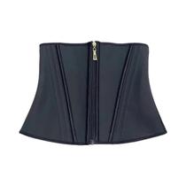 Corset Modelador Feminino De Latex Com Aço Para Emagrecimento, Cintura Ajustável Com Zíper Corset Modelador Feminino De Latex Com Aço Para Emagrecimento, Cintura Ajustável Com Zíper