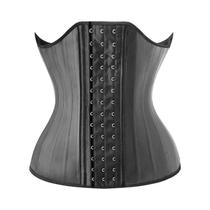 Corset Modelador Feminino Vermelho Com 25 Aros De Aço Para Emagrecimento E Modelagem Corporal