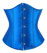 Corset Underbust Cetim Espartilho Cinta Modeladora Afina Cintura