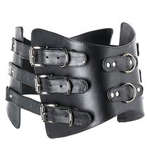 Corset Underbust Couro Legítimo Afina Cintura Plus Size Dominadora