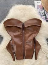 Corset Vintage Estilo Steampunk Gótico Em Prata E Ouro Para Mulheres, Top De Corset Com Zíper,