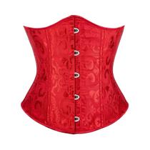 Corset Vintage Gótico Jacquard Para Mulheres, Top Modelador De Cintura, Bustier