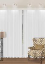 Corta Luz Pvc Trilho 2,80X2,80M Branco Cinza Marka Textil