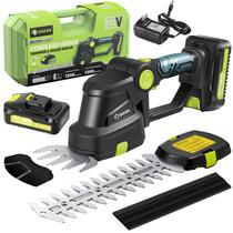 Corta-sebes Saker 20V sem fio com carregador de 2 baterias Corta-sebes Saker 20V sem fio com carregador de 2 baterias