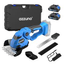 Corta-sebes sem fio AZZUNO 2 em 1, 18,5 V, 2 baterias