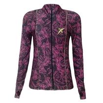 Corta Vento Drop Shot Nicole 2.0 Rosa/Preto -