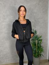Corta Vento Feminino Forrado Premium Academia