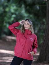 Corta Vento Feminino Gola Alta - Vermelho