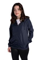 Corta Vento Impermeável Unissex Infantil Juvenil Com Capuz, Zíper e Elástico nos Punhos e na Barra