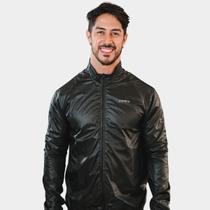 Corta Vento Masculino Preto Impermeável Leve Respirável Zíper Frontal Corta Vento Masculino Preto Impermeável Leve Respirável Zíper Frontal