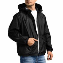 Corta Vento Plus Size P M G GG G1,G2,G3, G4 Masculino Impermeável Preto Corta Vento Plus Size P M G GG G1,G2,G3, G4 Masculino Impermeável Preto